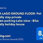 Groundfloor Lakefront Garden Bike&boat& Scooter Lägenhet